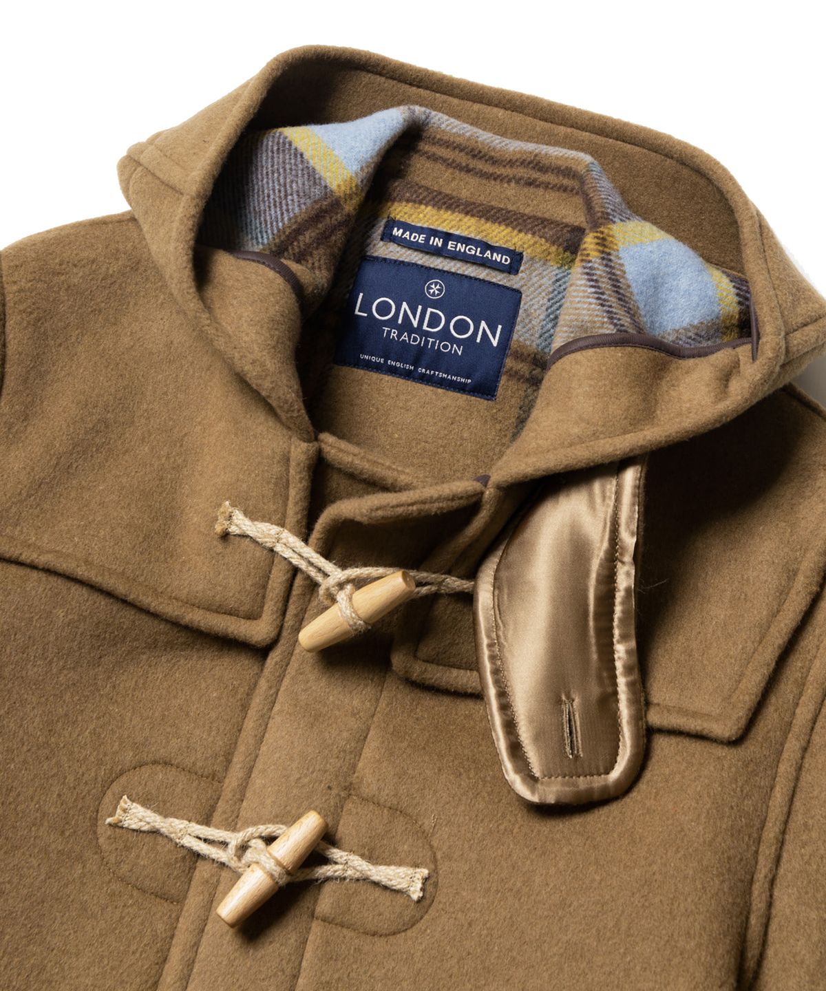 런던트레디션(LONDONTRADITION) Martin Mens Duffle Coat - Vicuna A31