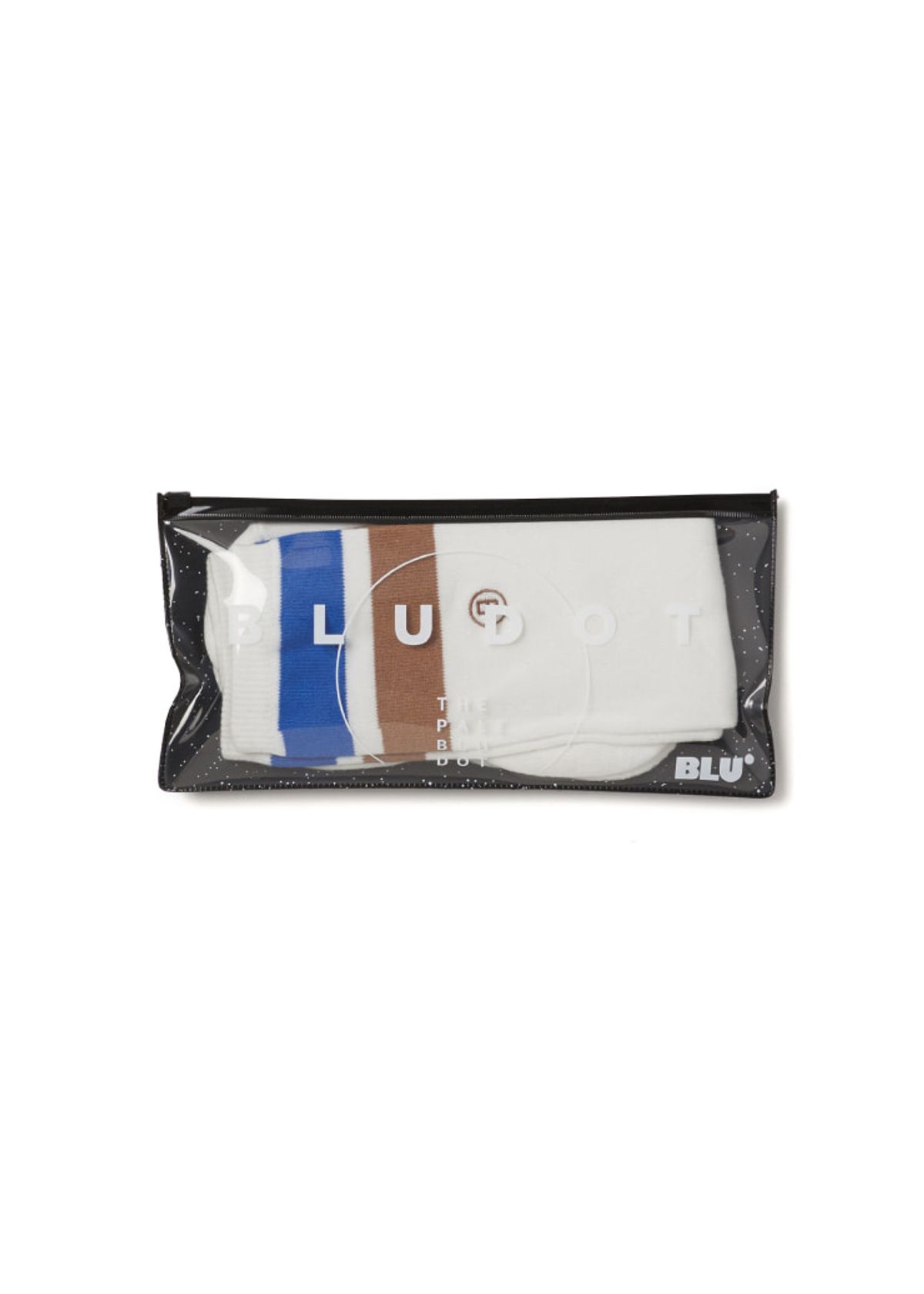 블루닷(BLUDOT) DASH B POINT KNEE-SOCKS_WH