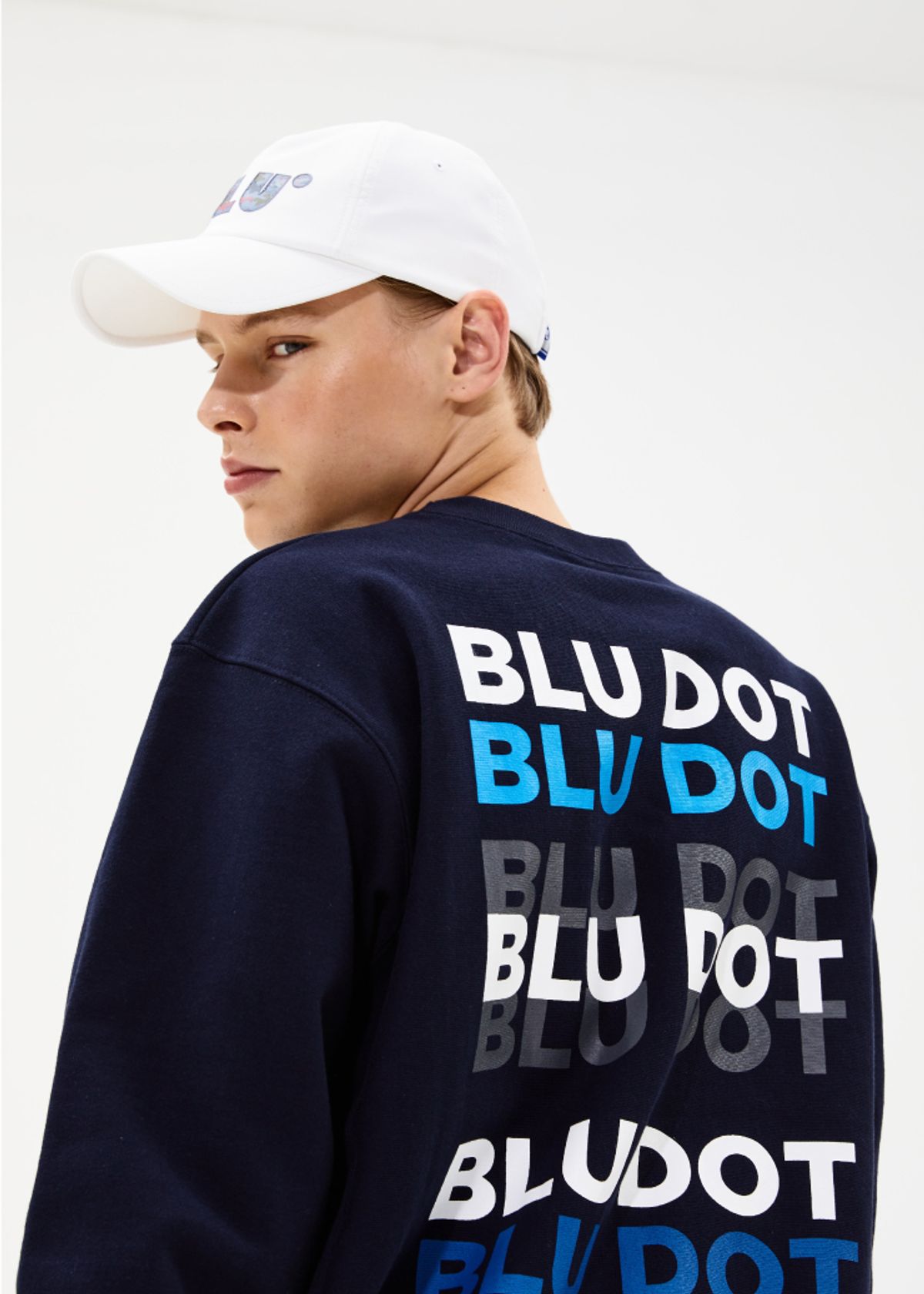블루닷(BLUDOT) CAMO WAPPEN BALL CAP_WH
