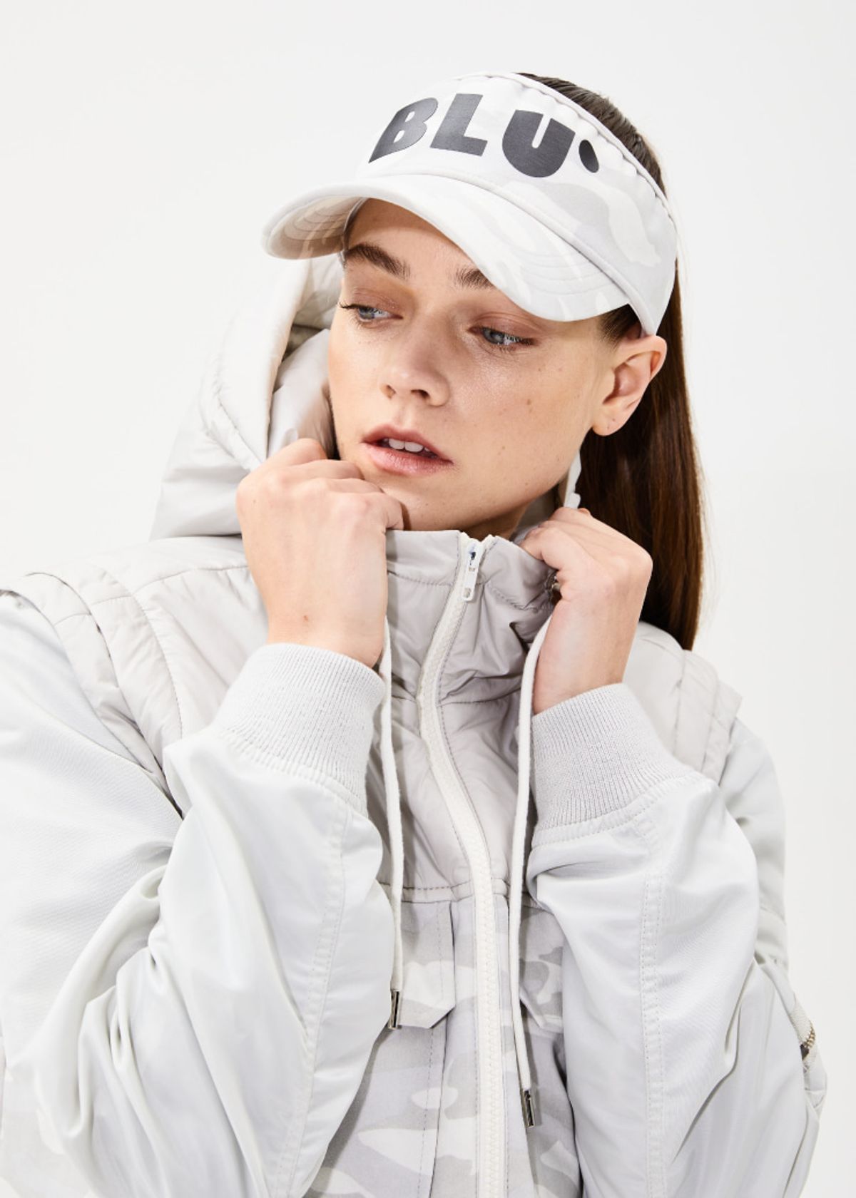 블루닷(BLUDOT) CAMO JERSEY SUN VISOR_GY