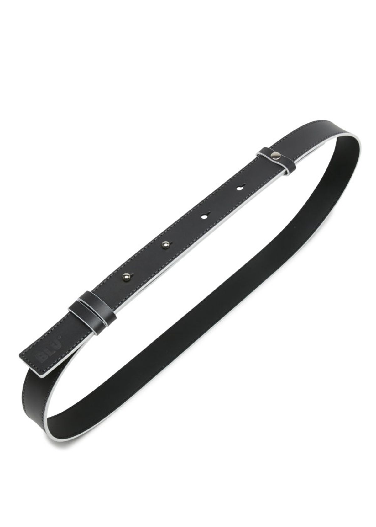 블루닷(BLUDOT) LEATHER BELT_GY