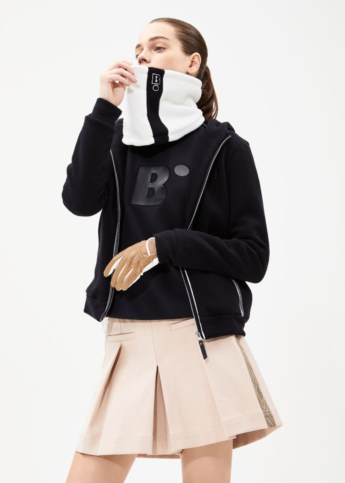 블루닷(BLUDOT) REVERSIBLE NECK WARMER_WH