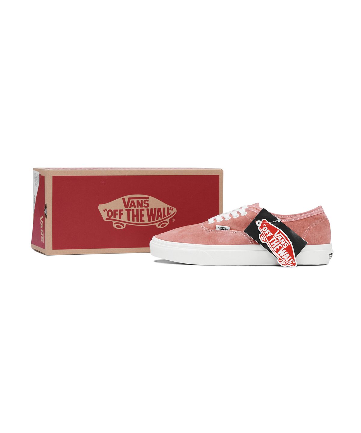 반스(VANS) 어센틱 - (피그 스웨이드) 테라코타:스노우화이트 / VN0A5HZS9GA1