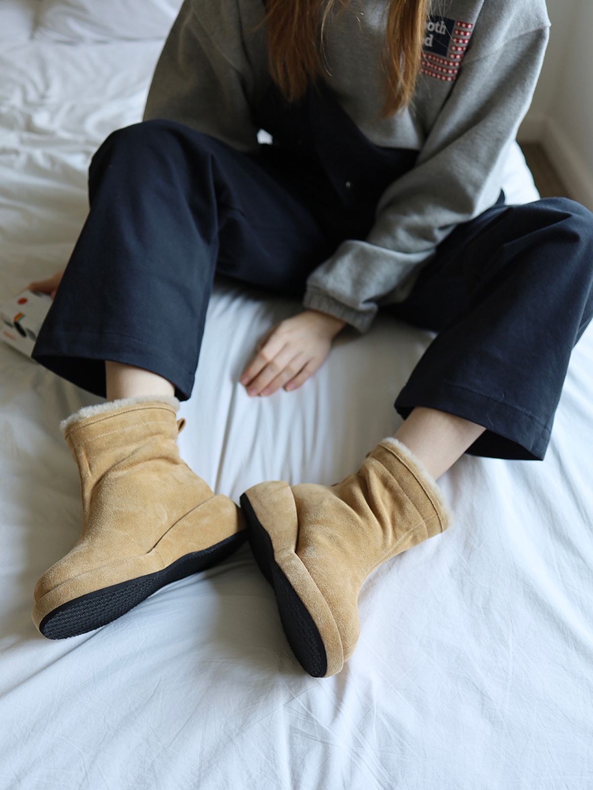 릴리슈(LILYSHOE) bread ankle boots_3 color