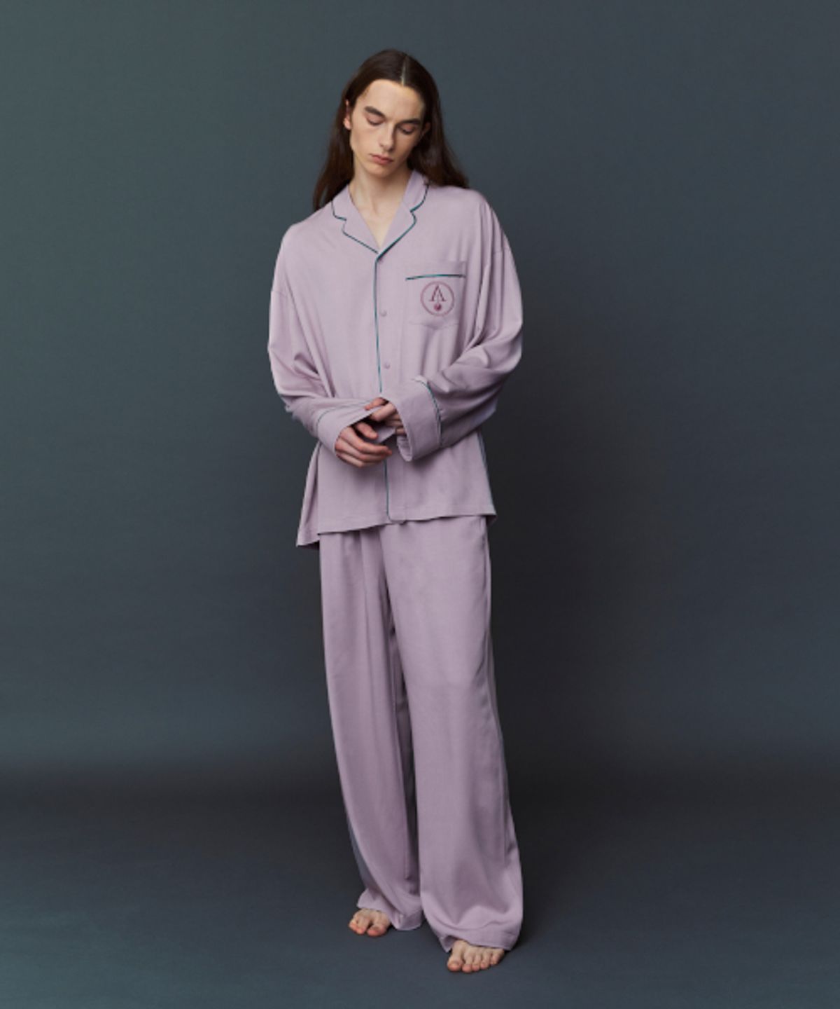아템포(ATEMPO) CLASSIC PAJAMA SET_lilac