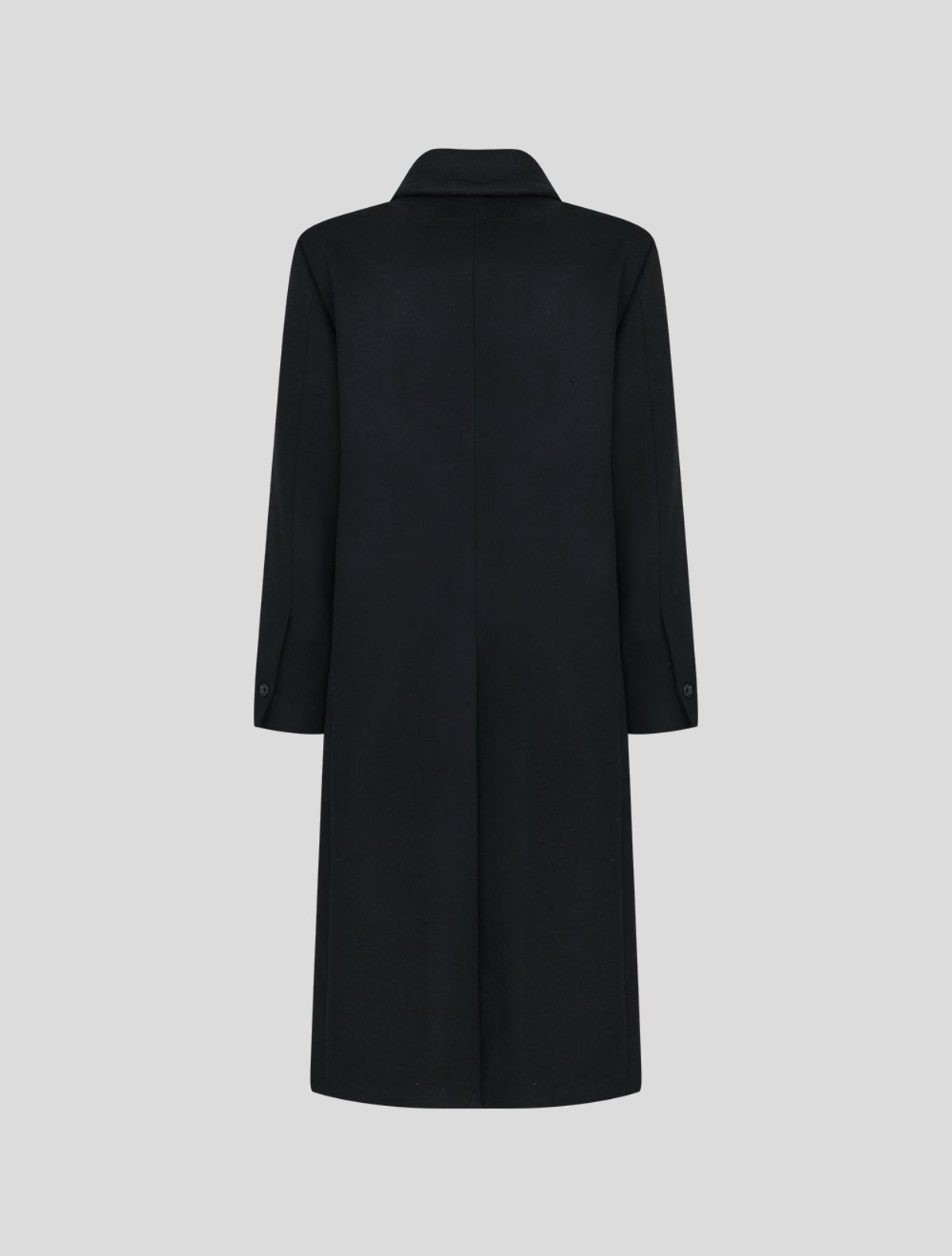 데호(DEHO) WOOL BLEND DOUBLE COAT [Black]