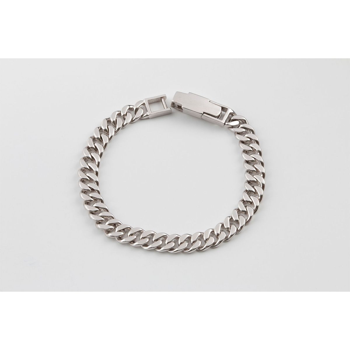 종로공장(JONGNOGONGJANG) 실버 925 면체인 팔찌 (Silver Chain bracelet)