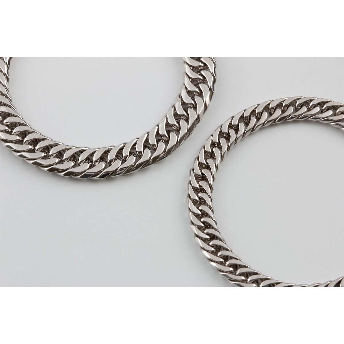 종로공장(JONGNOGONGJANG) 실버 925 이중 면체인 팔찌 (Silver Chain bracelet)