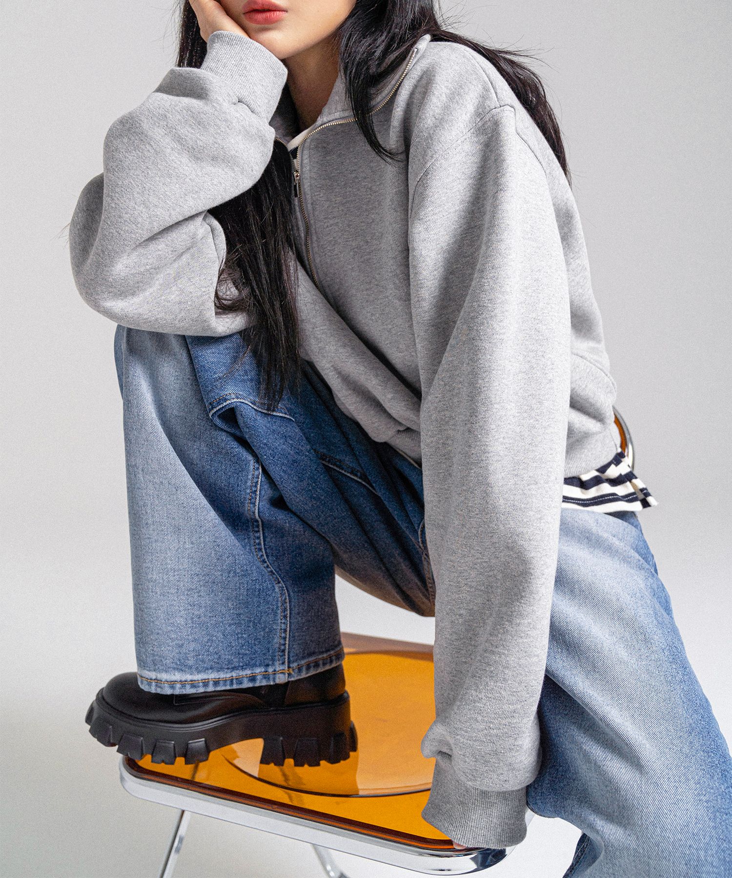 デニム・ジーパン [PANDORAFIT] WIDE Then Jeans MUSINSA | PANDORAFIT [WIDE] Then Jeans