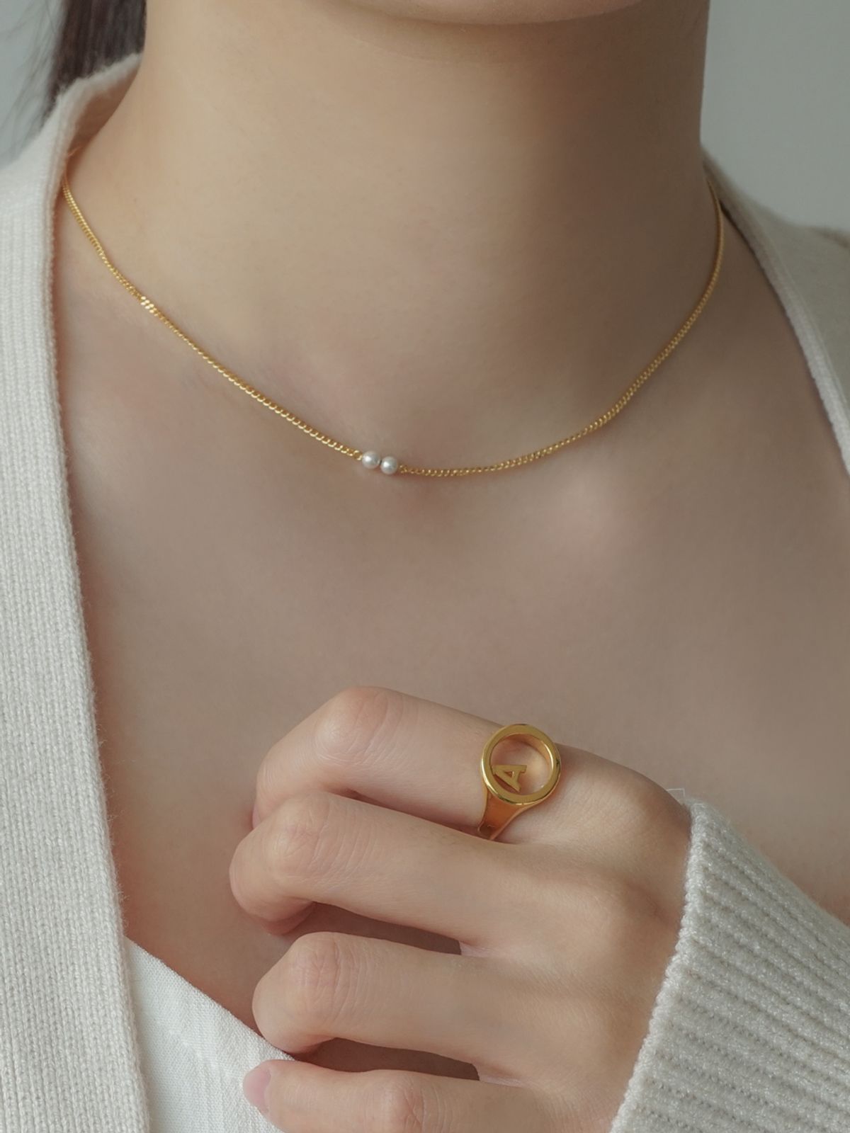 포스트루드(POSTLUDE) [SILVER] TWO P SV CHAIN N (2 COLORS)