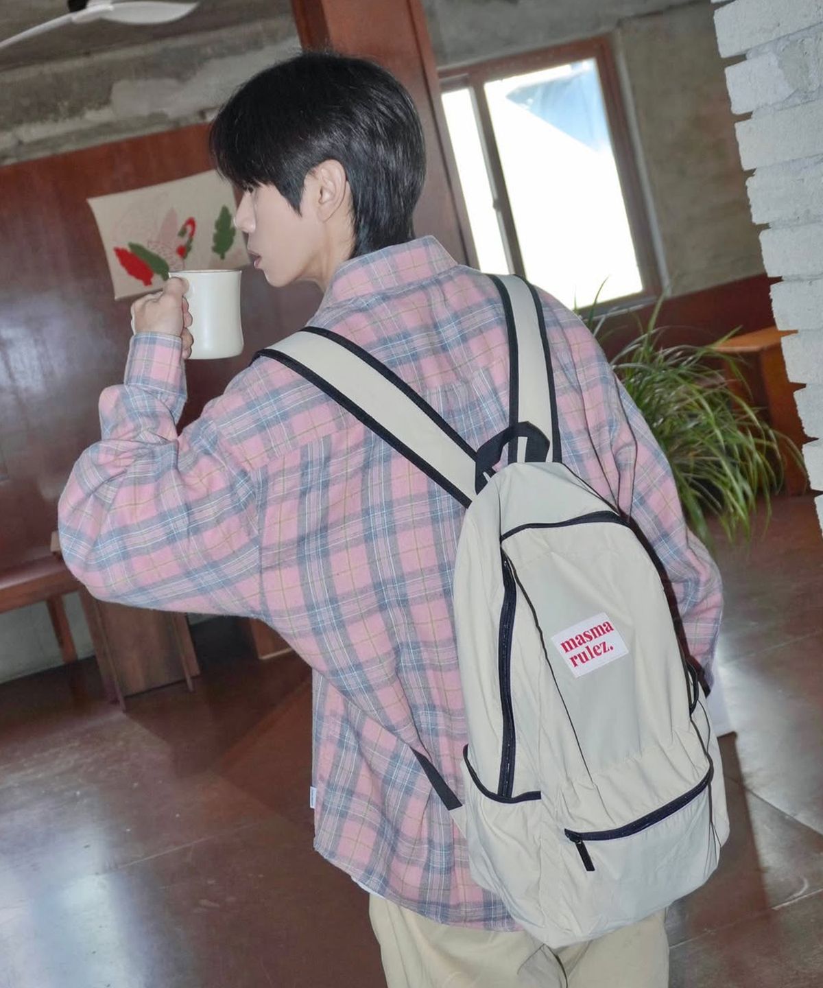 마스마룰즈(MASMARULEZ) Daily backpack_Beige