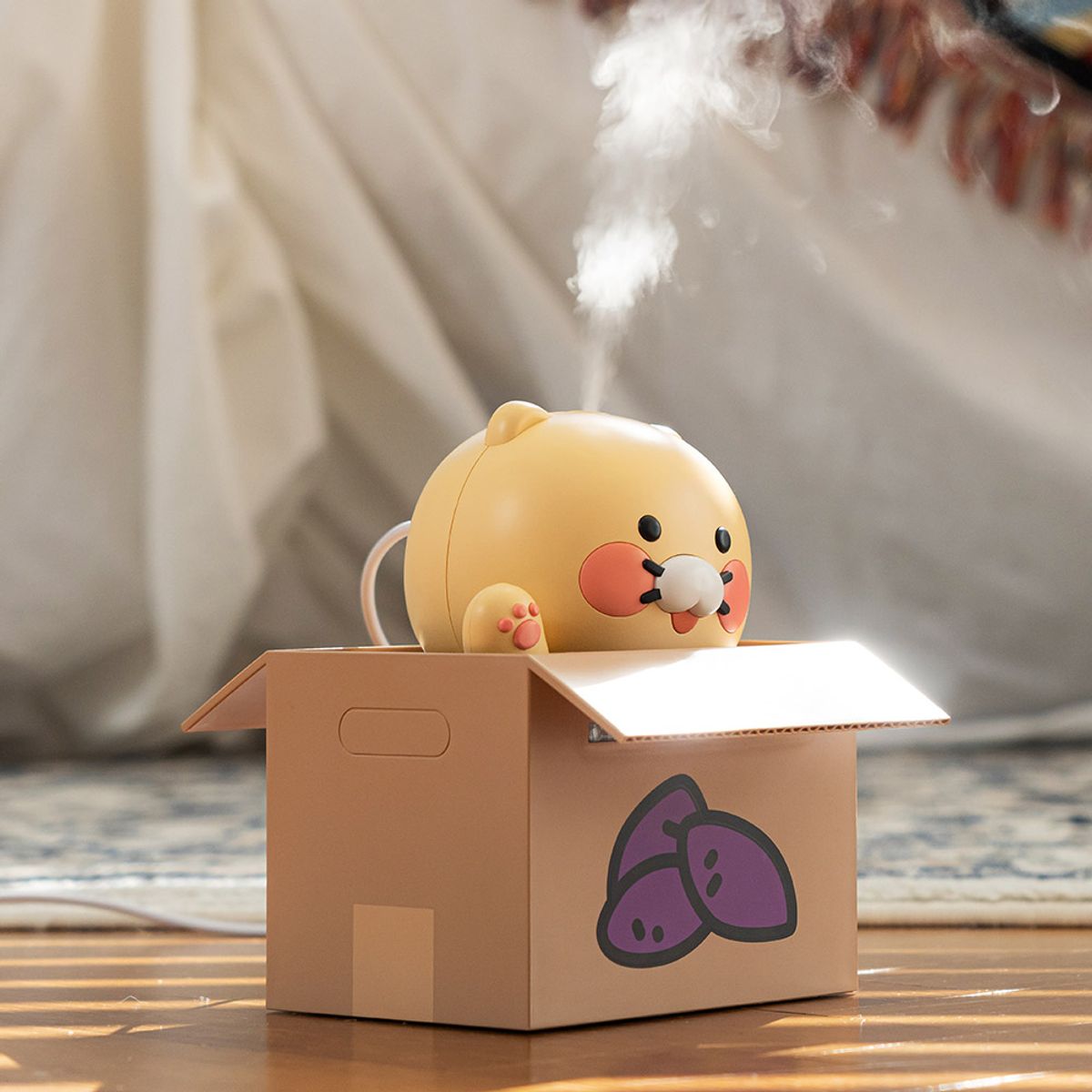 카카오프렌즈 파트너(KAKAOFRIENDS PARTNERS) USB 춘식이 고구마 박스 가습기 600ml
