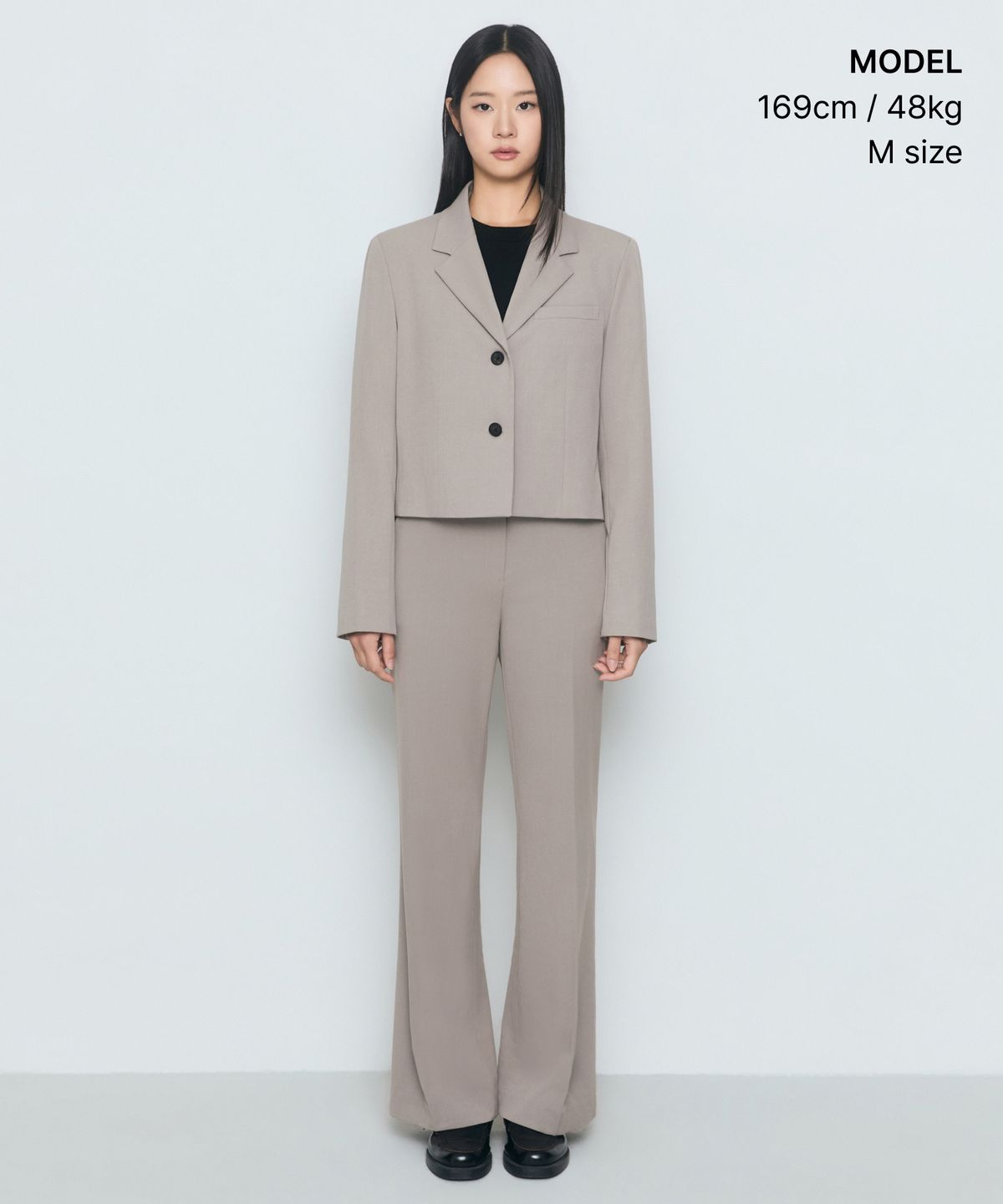 무신사 스탠다드 우먼(MUSINSA STANDARD WOMAN) 우먼즈 크롭 블레이저 [라이트 베이지]