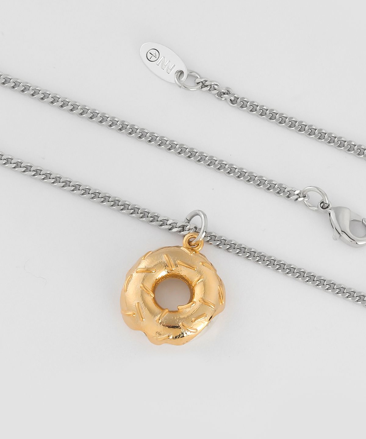 논논(NONENON) DONUT NEC SILVER925(18K GOLD PLATED)