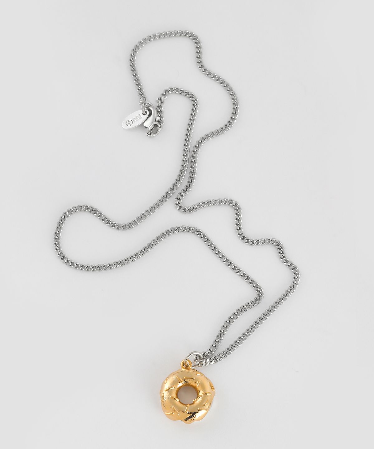 논논(NONENON) DONUT NEC SILVER925(18K GOLD PLATED)