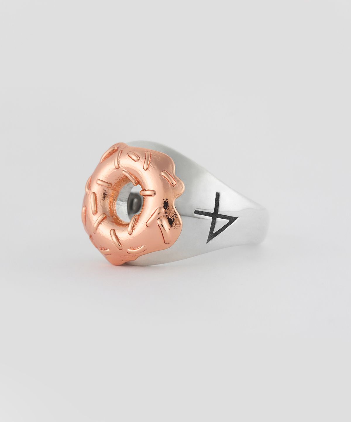 논논(NONENON) DONUT RNG SILVER925(18K ROSEGOLD PLATED)