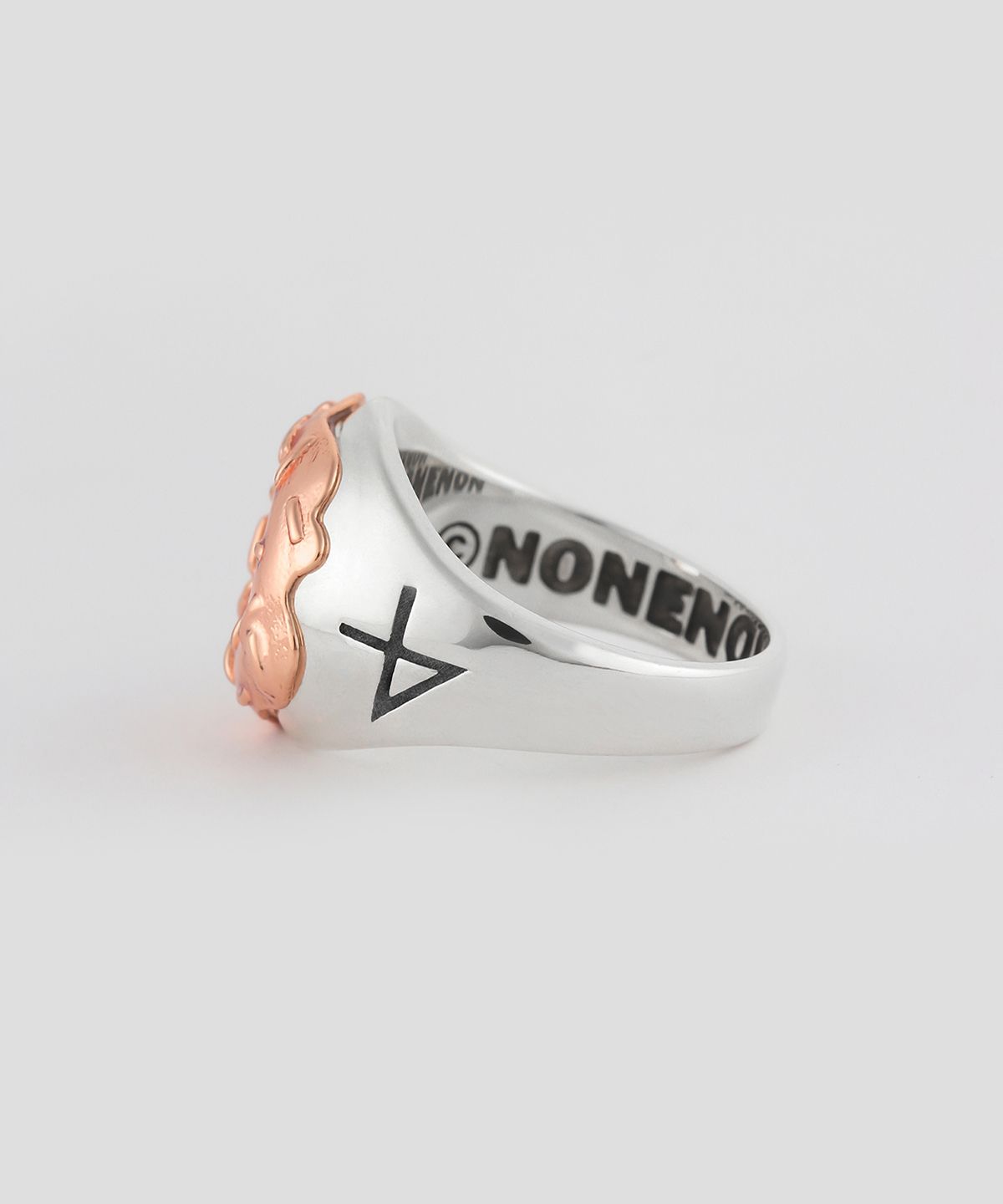 논논(NONENON) DONUT RNG SILVER925(18K ROSEGOLD PLATED)