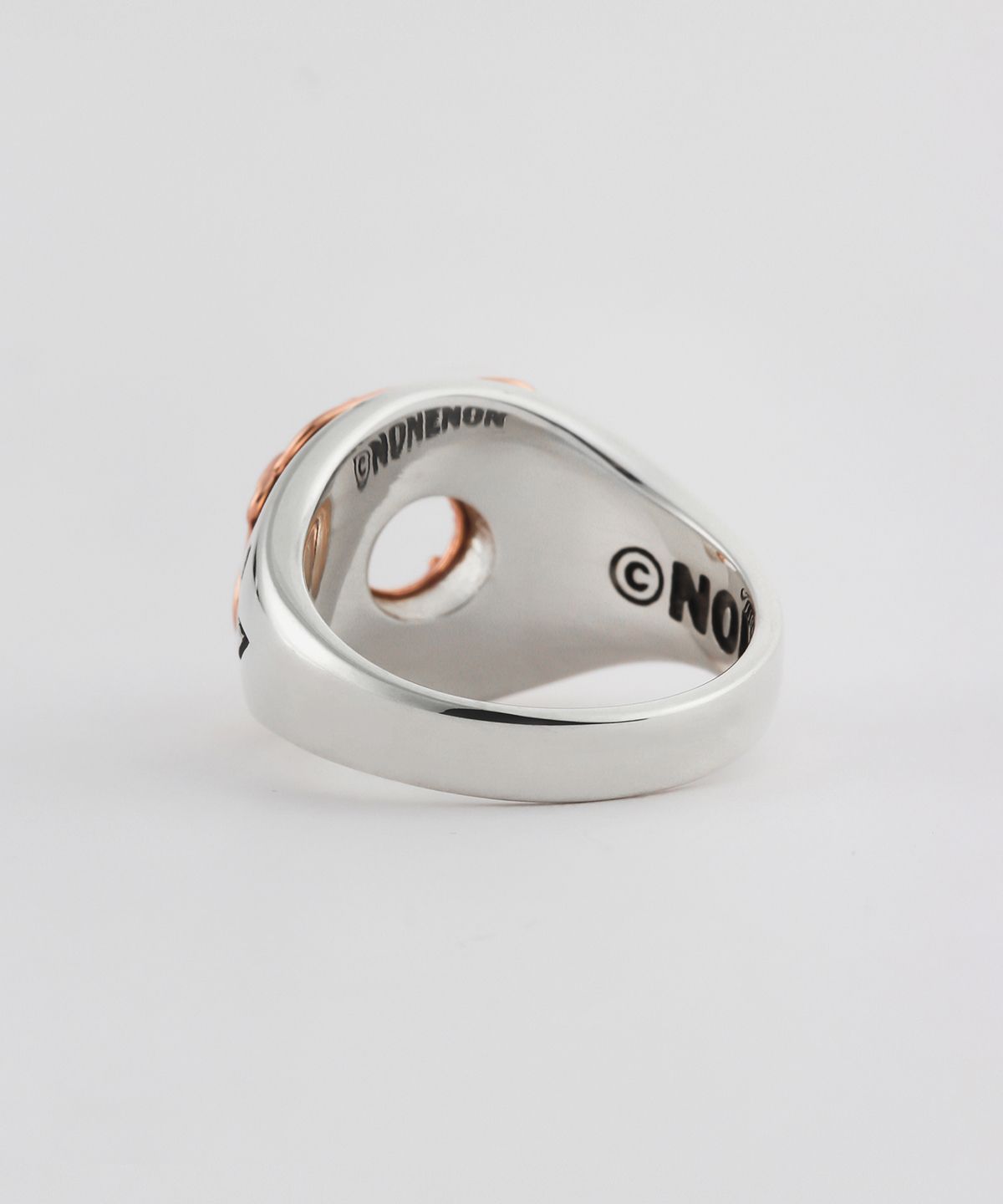 논논(NONENON) DONUT RNG SILVER925(18K ROSEGOLD PLATED)