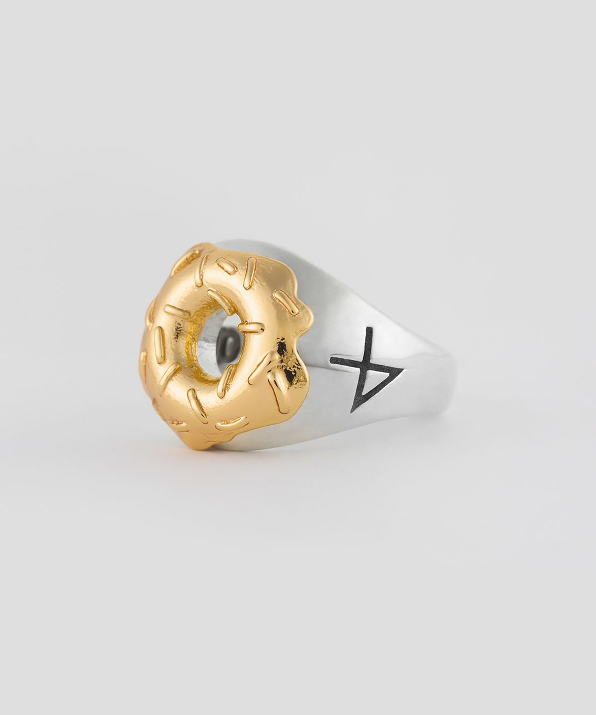 논논(NONENON) DONUT RNG SILVER925(18K GOLD PLATED)