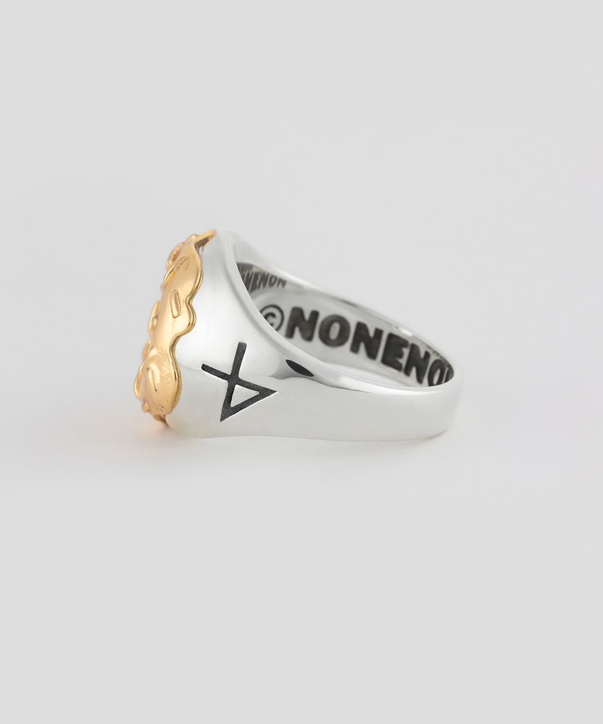 논논(NONENON) DONUT RNG SILVER925(18K GOLD PLATED)