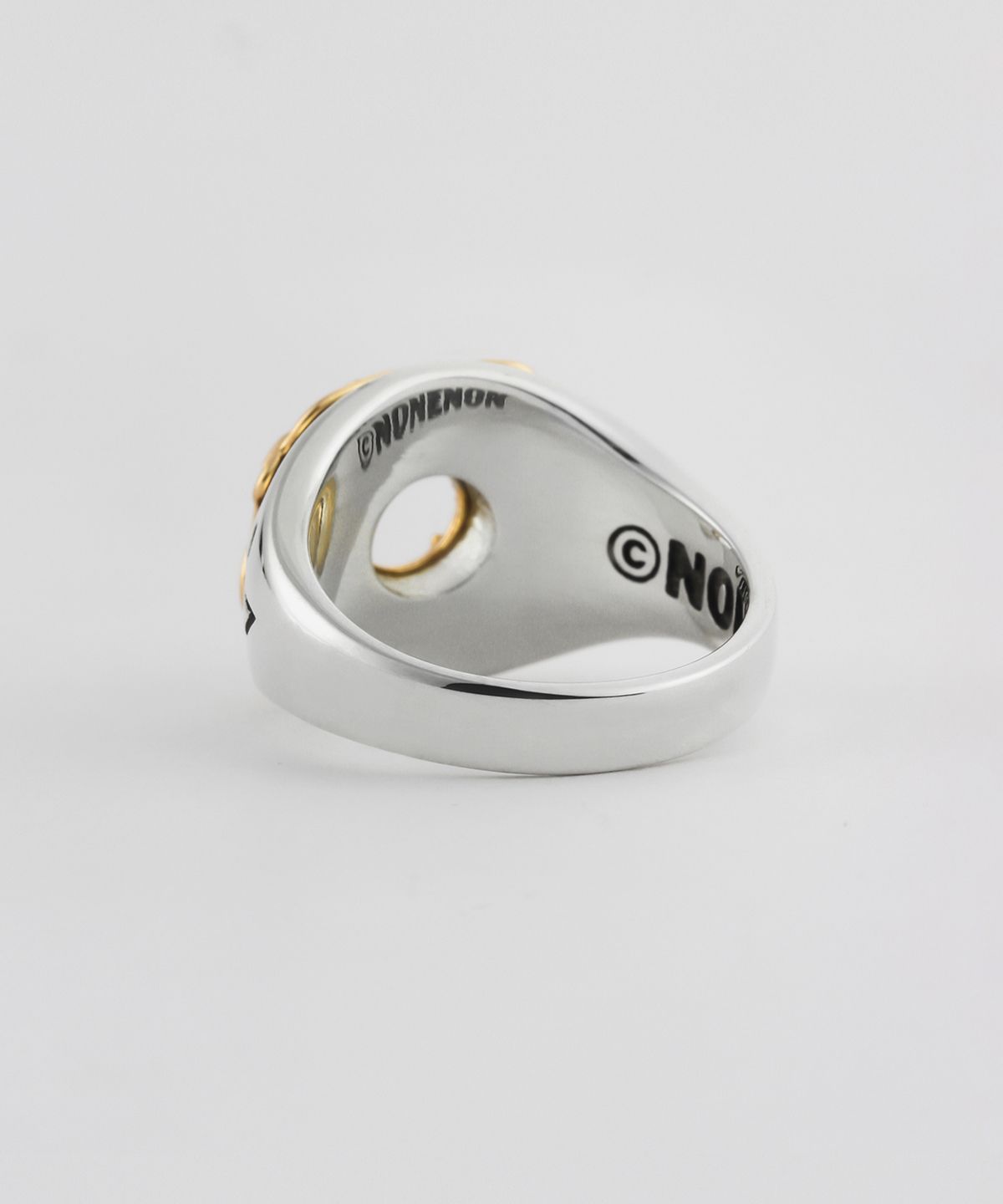 논논(NONENON) DONUT RNG SILVER925(18K GOLD PLATED)