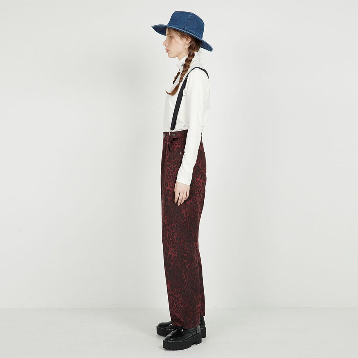 에프엠9102(FM91.02) 3 BUTTONS CLUB PANTS_leopard