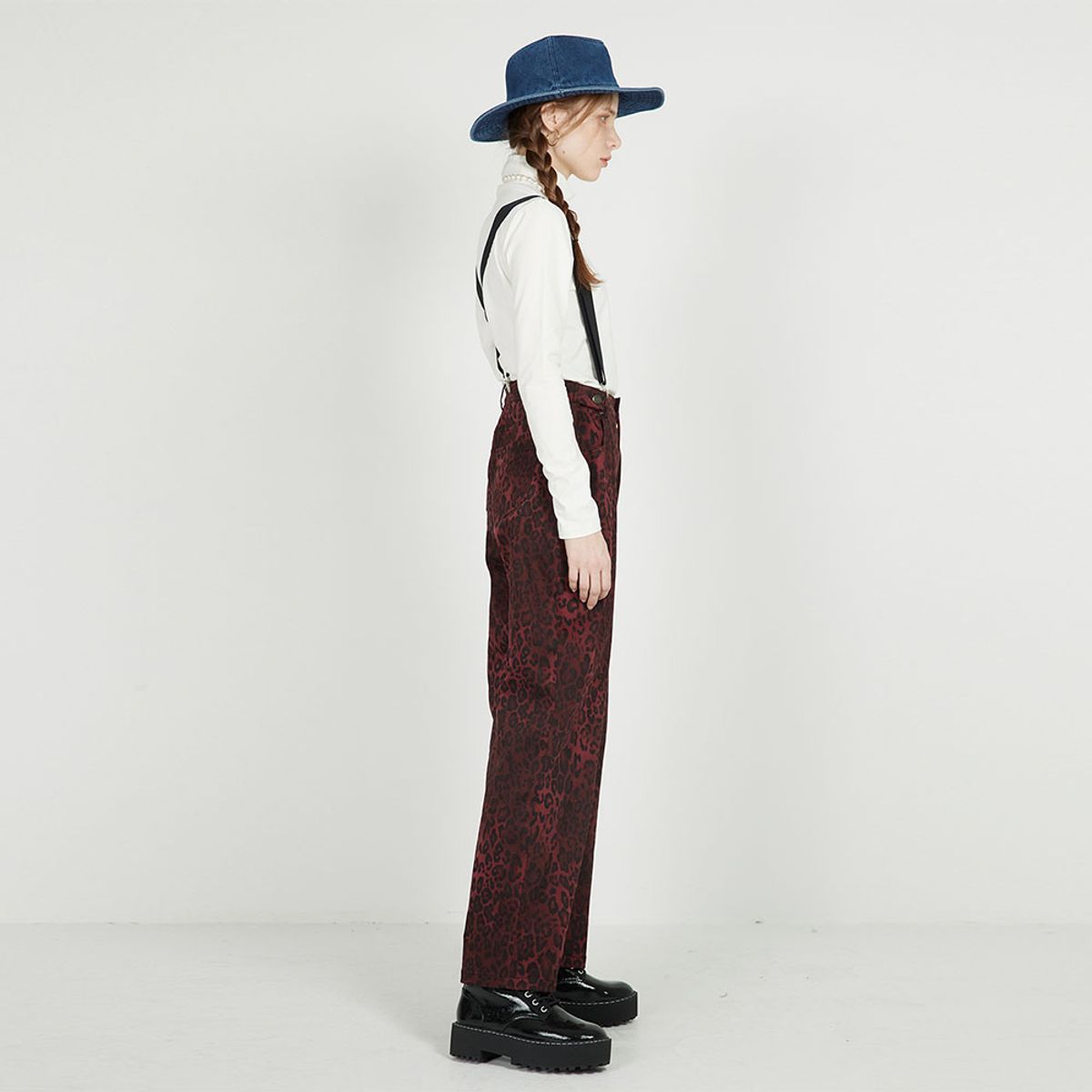 에프엠9102(FM91.02) 3 BUTTONS CLUB PANTS_leopard