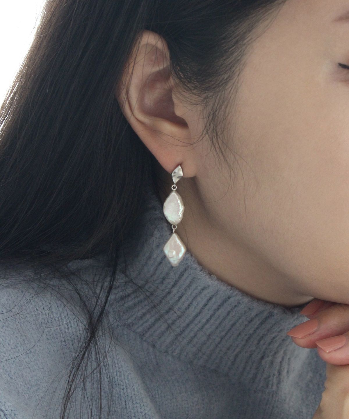 메이딘리(MADIN'LY) Losange earring