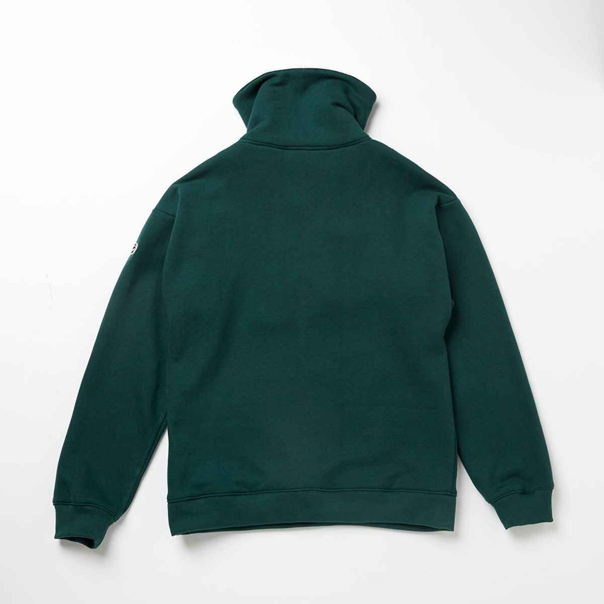 에프엠9102(FM91.02) FLEECE COLLAR HALF ZIP CREW_olive