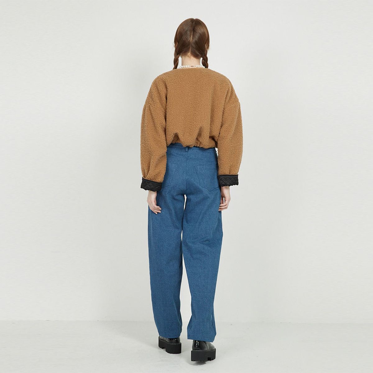 에프엠9102(FM91.02) TEDDY BLOUSON_camel