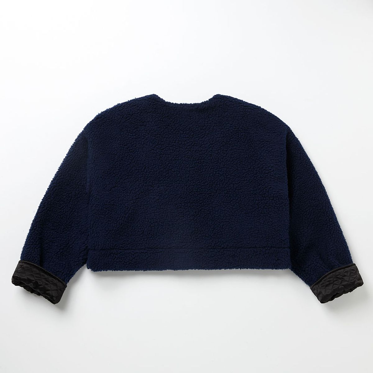 에프엠9102(FM91.02) TEDDY BLOUSON_navy