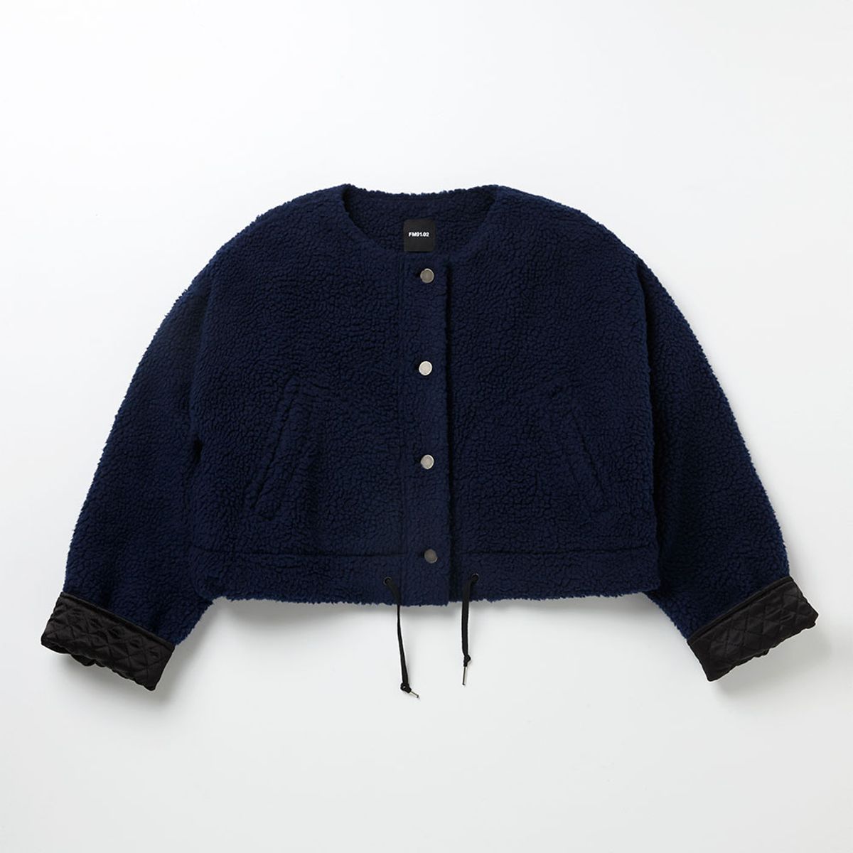 에프엠9102(FM91.02) TEDDY BLOUSON_navy
