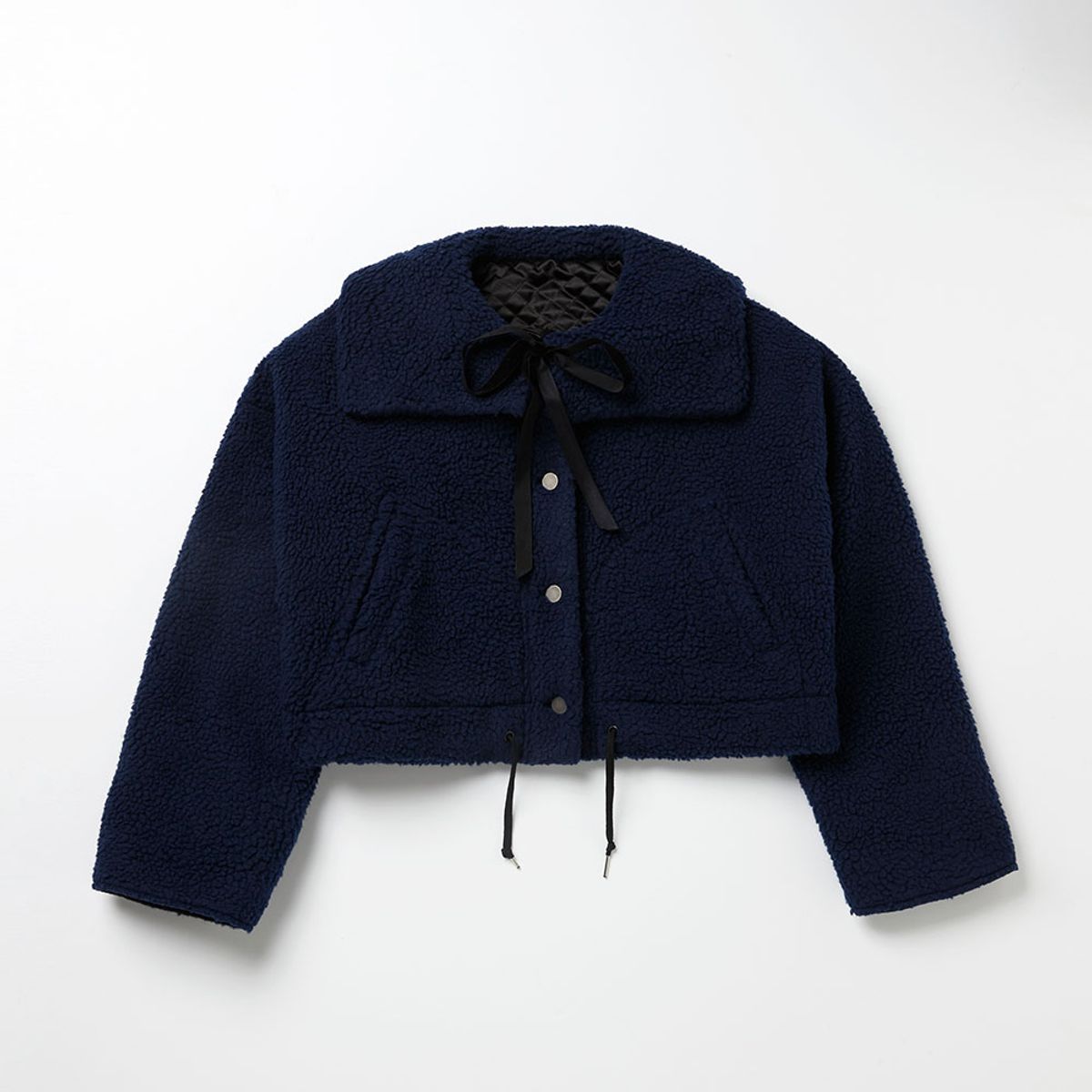 에프엠9102(FM91.02) TEDDY BLOUSON_navy