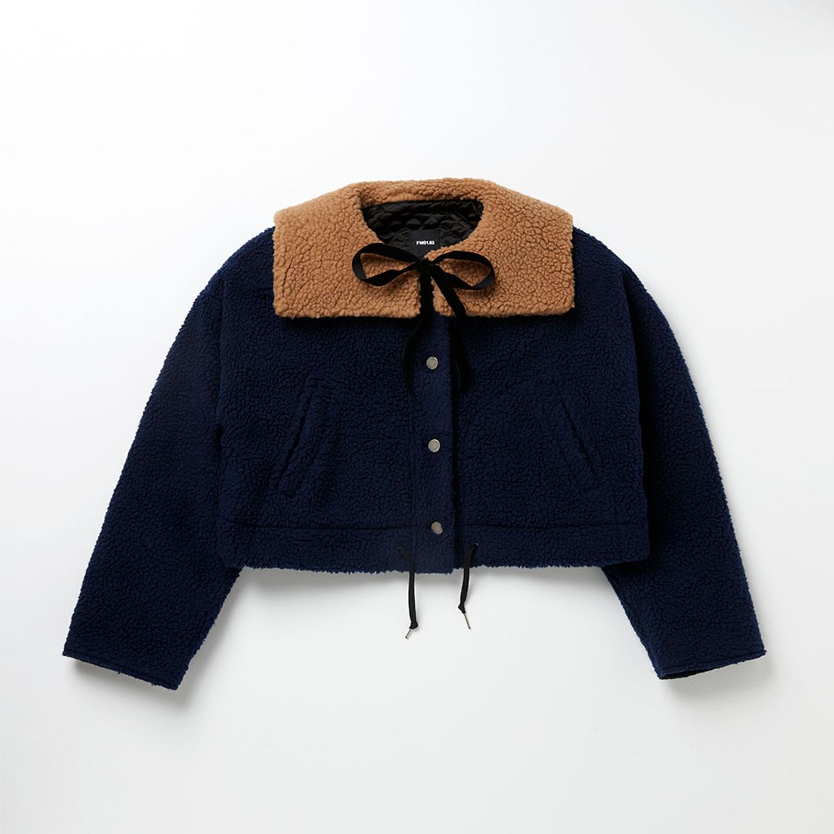 에프엠9102(FM91.02) TEDDY BLOUSON_navy