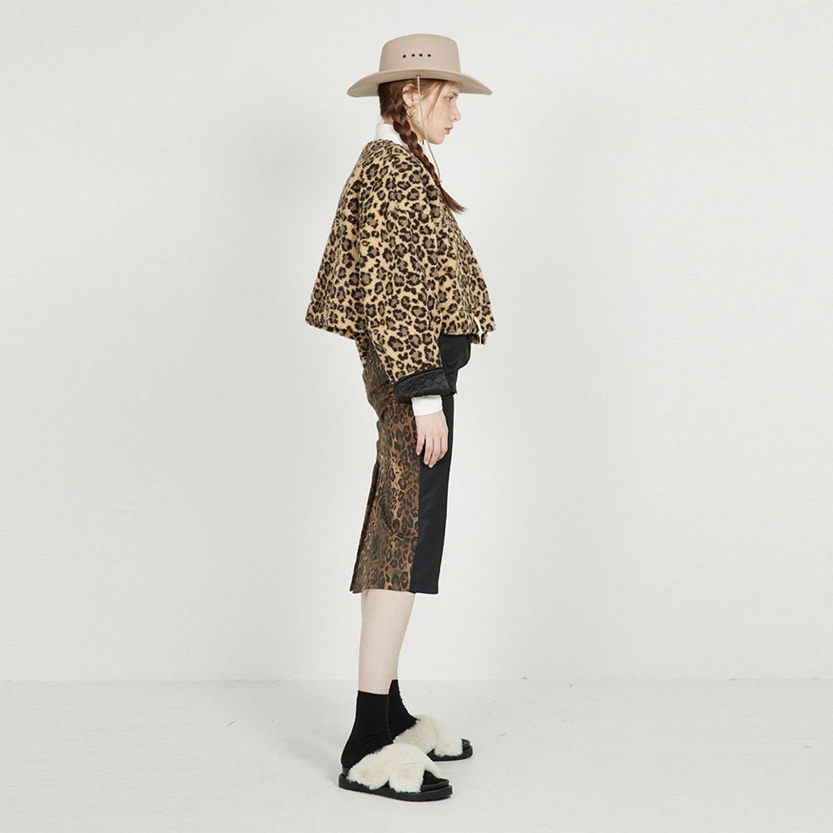 에프엠9102(FM91.02) TEDDY BLOUSON_leopard