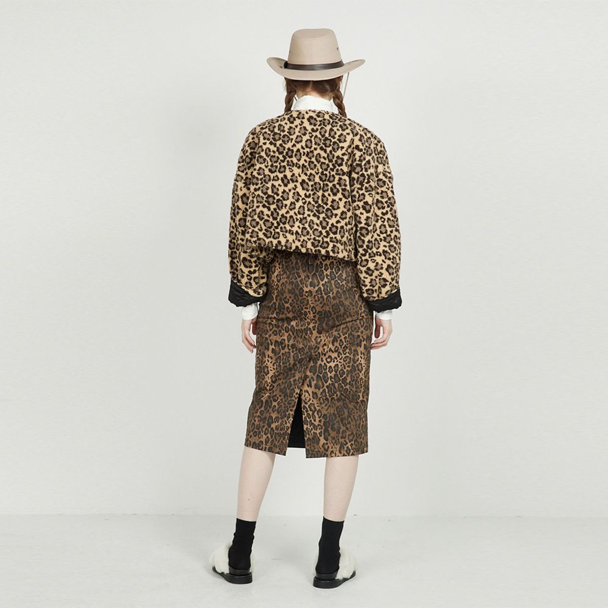 에프엠9102(FM91.02) TEDDY BLOUSON_leopard