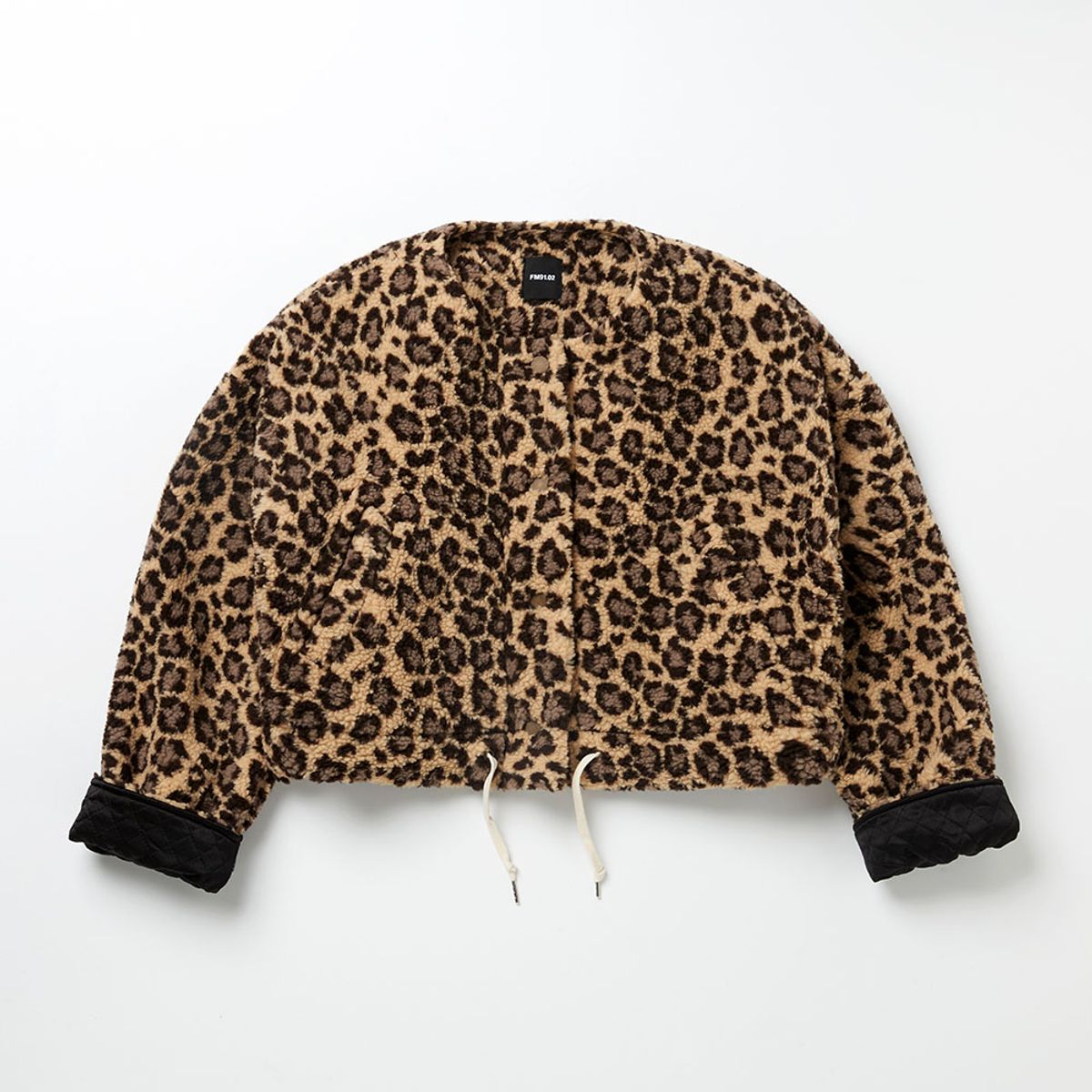 에프엠9102(FM91.02) TEDDY BLOUSON_leopard