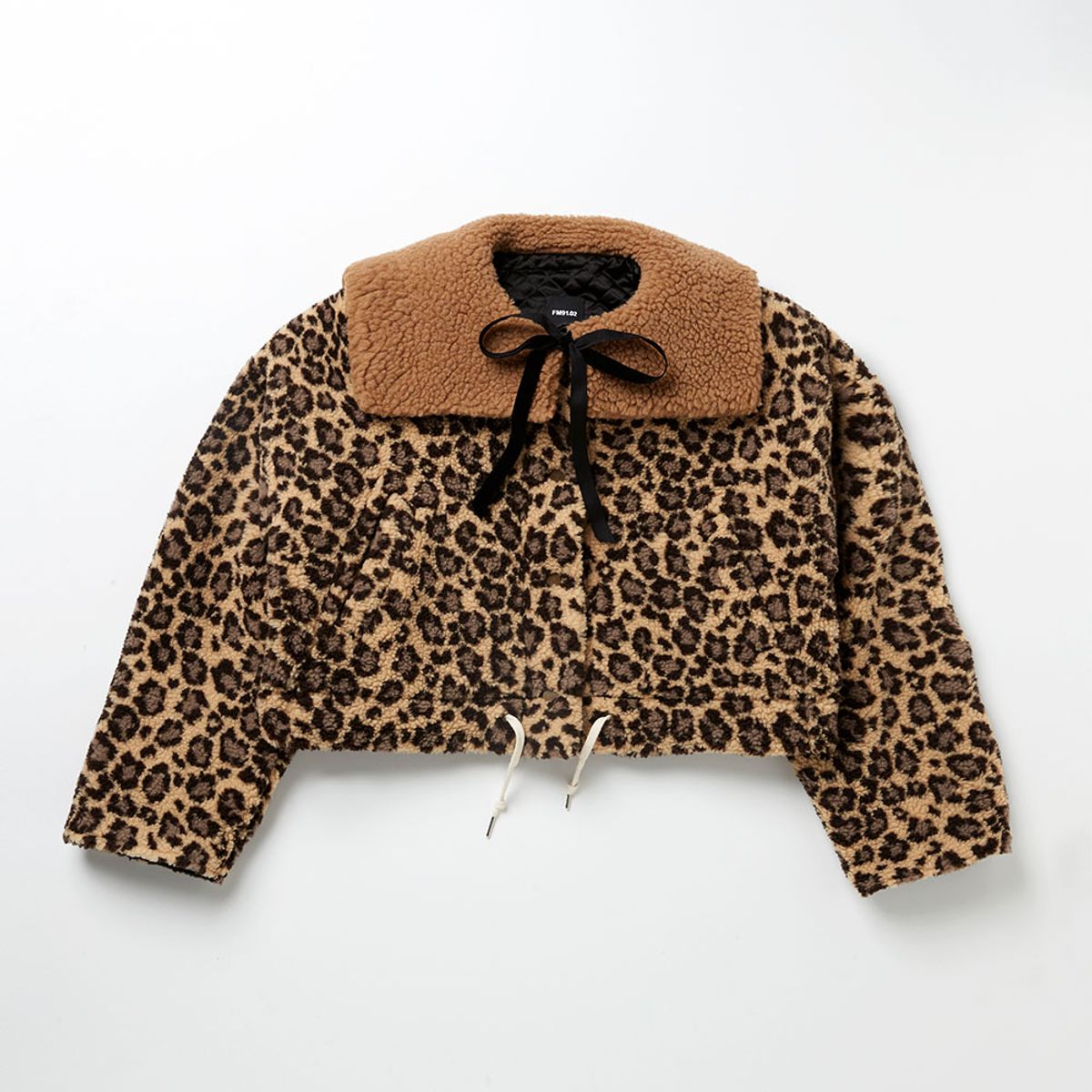 에프엠9102(FM91.02) TEDDY BLOUSON_leopard