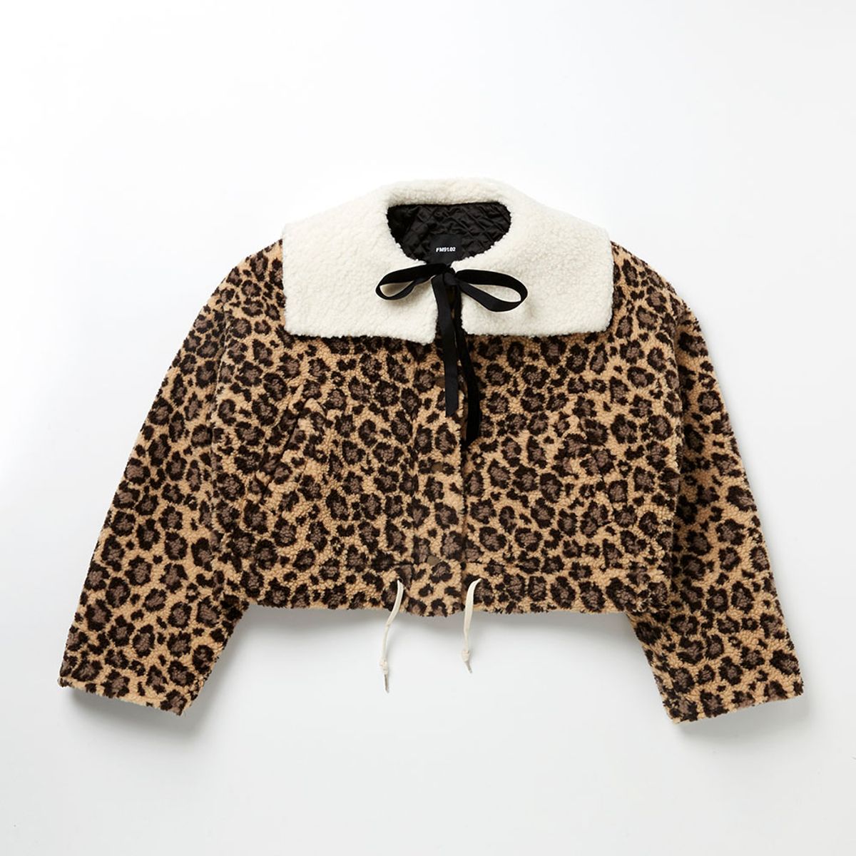에프엠9102(FM91.02) TEDDY BLOUSON_leopard