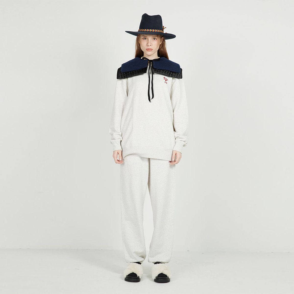에프엠9102(FM91.02) TEDDY SAILOR CAPE_navy