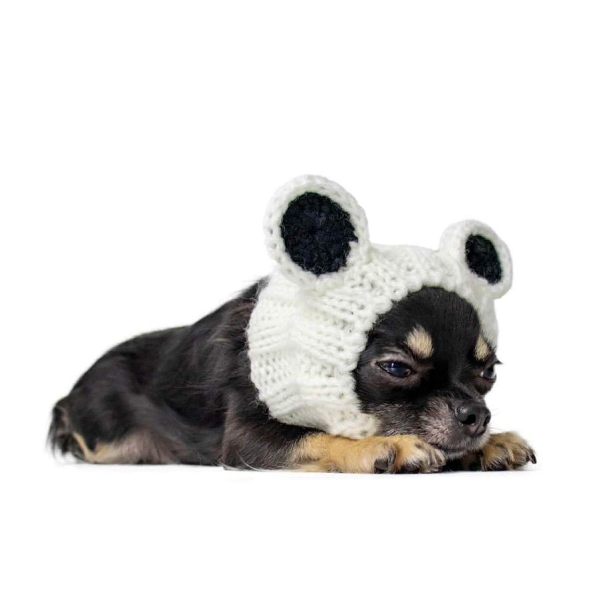 주스누드(ZOO SNOODS) 니트 후드 판다 베어