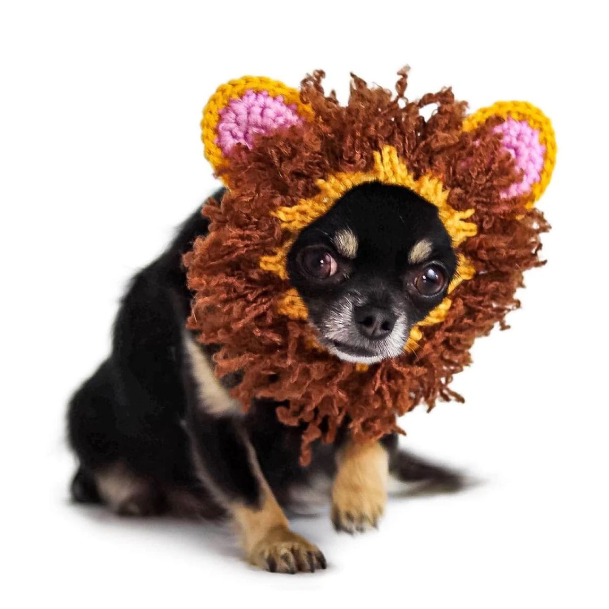 주스누드(ZOO SNOODS) 니트 후드 라이언