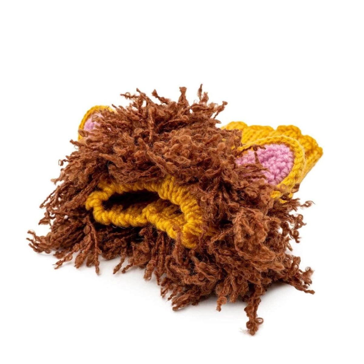 주스누드(ZOO SNOODS) 니트 후드 라이언
