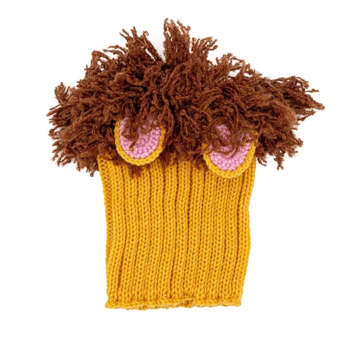 주스누드(ZOO SNOODS) 니트 후드 라이언