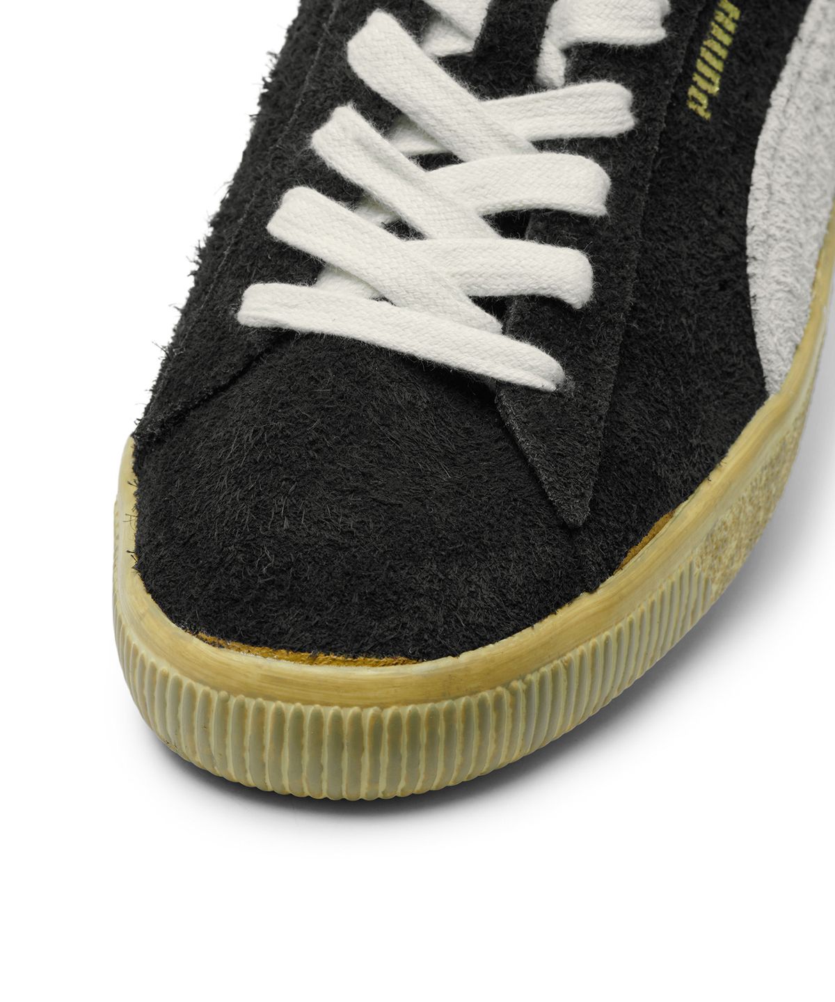 푸마(PUMA) 더 네버원 스웨이드 빈티지 - 블랙:화이트:옐로우 / 383322-01