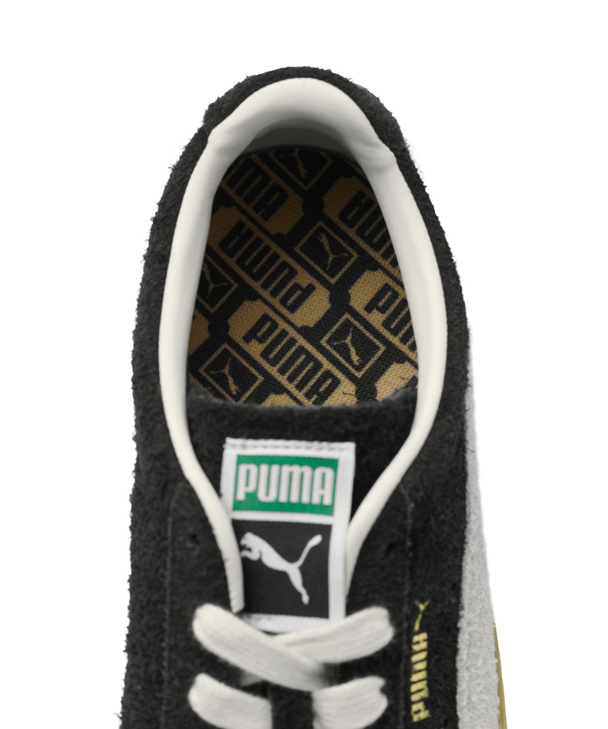 푸마(PUMA) 더 네버원 스웨이드 빈티지 - 블랙:화이트:옐로우 / 383322-01