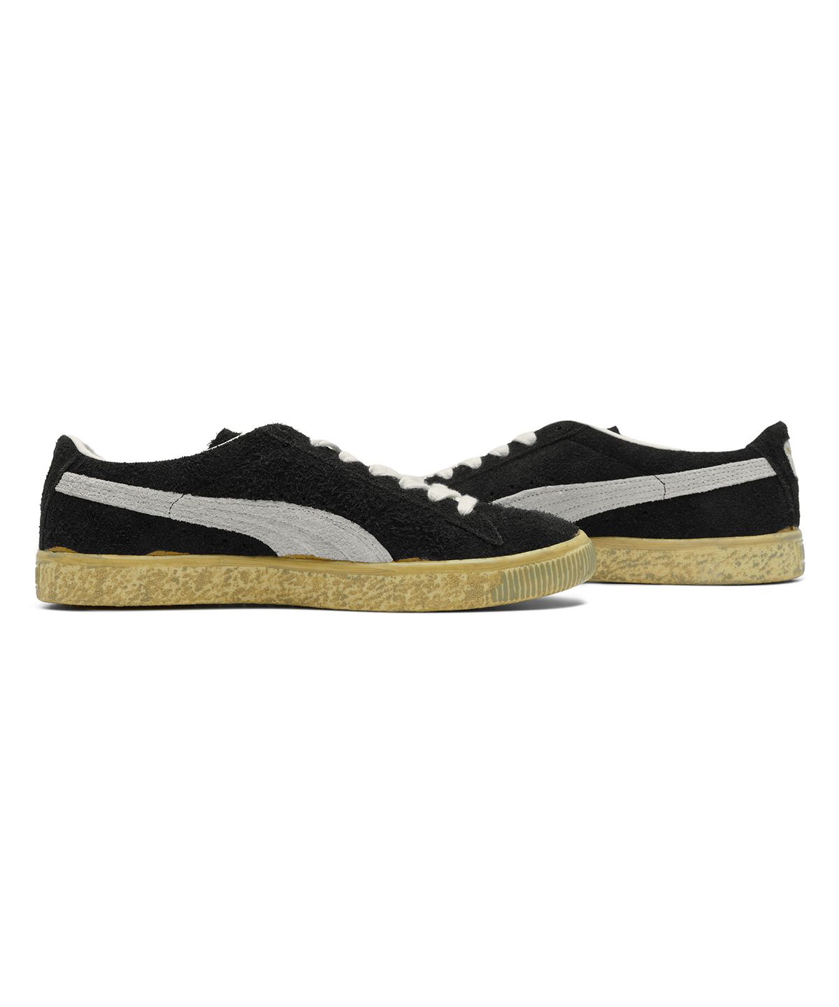 푸마(PUMA) 더 네버원 스웨이드 빈티지 - 블랙:화이트:옐로우 / 383322-01