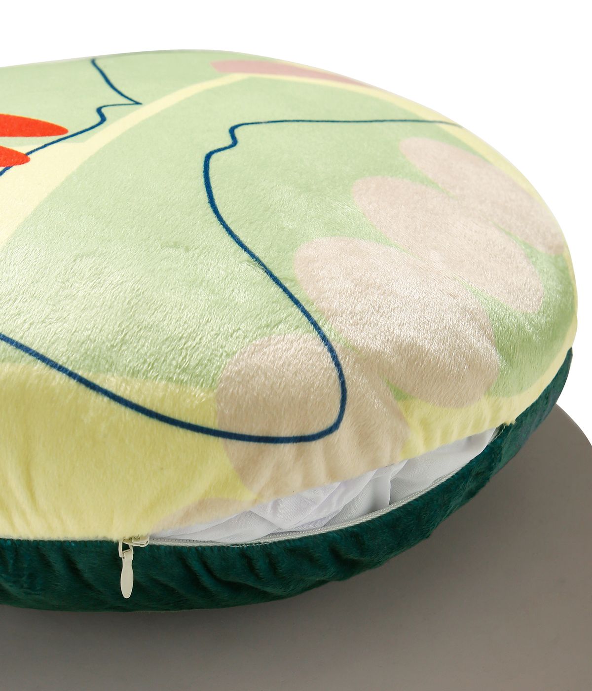 팔렛(FALLETT) [Fallett X Mowani glass] Velvet round cushion