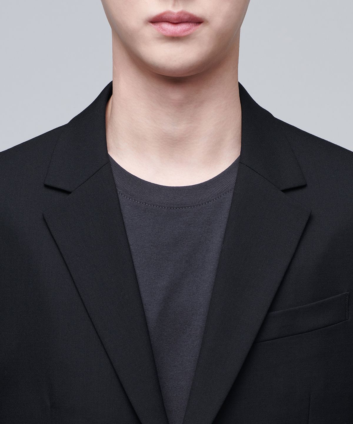 무신사 스탠다드(MUSINSA STANDARD) 릴렉스드 베이식 울 블레이저 [블랙]