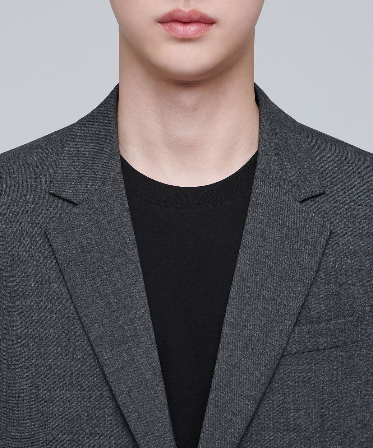 무신사 스탠다드(MUSINSA STANDARD) 릴렉스드 베이식 울 블레이저 [미디엄 그레이]